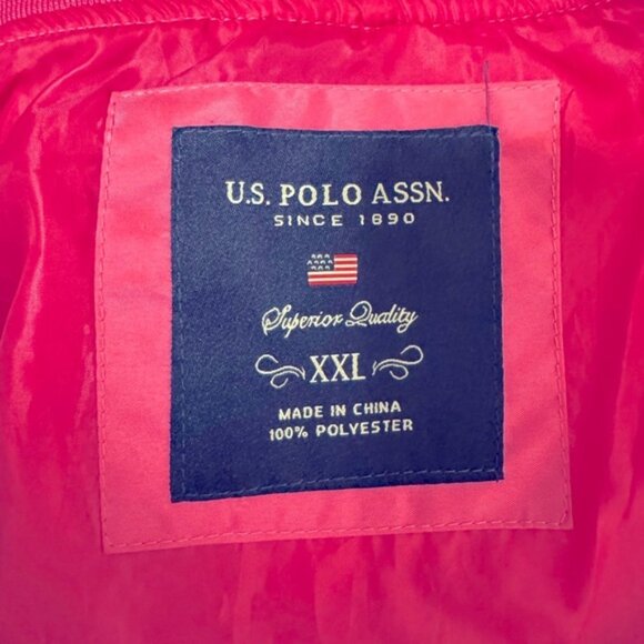 U.S. Polo Assn. Pink Varsity Jacket in Women’s Size XXL - Picture 9 of 16